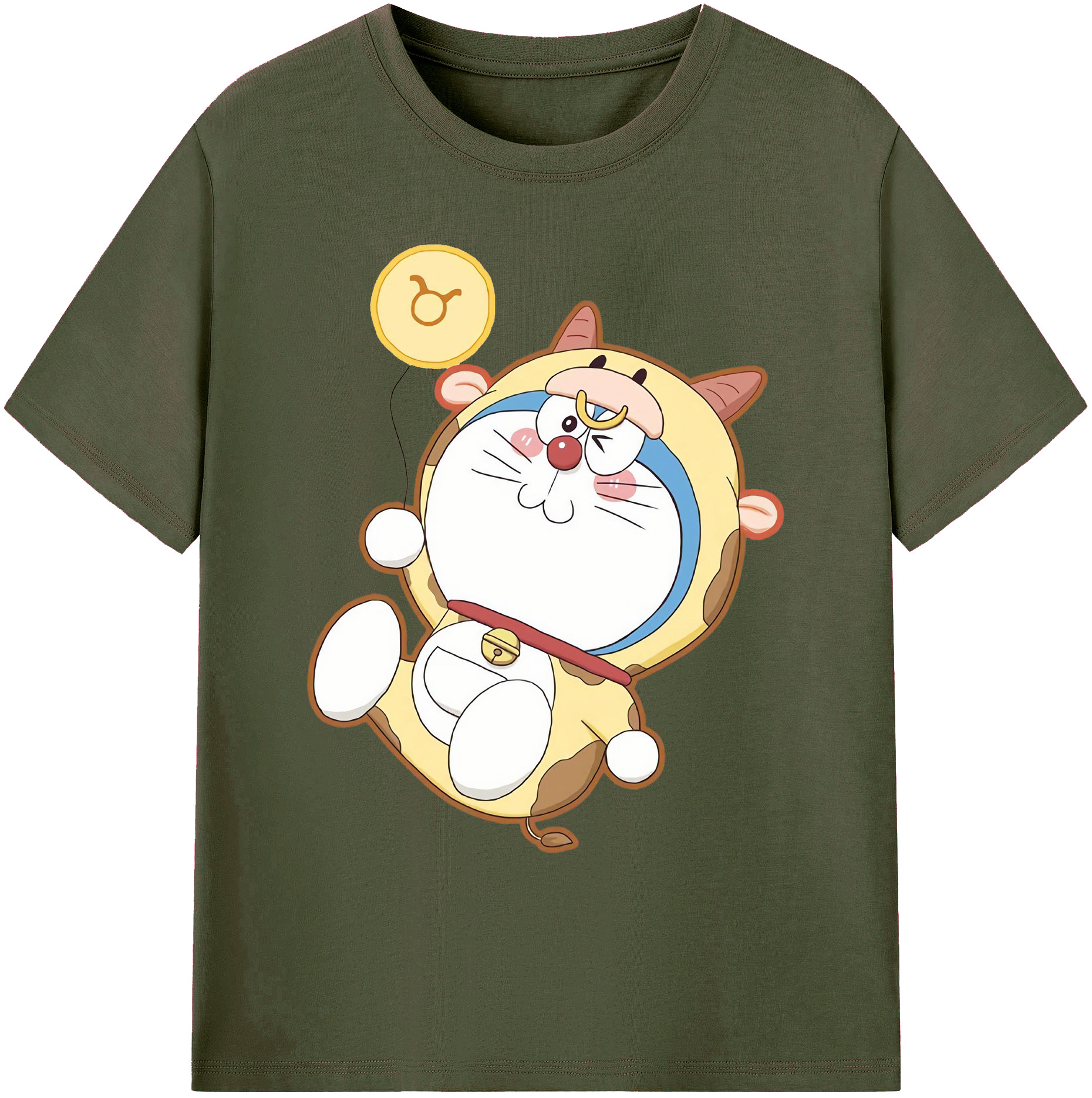（画像用） ドラえもん Doraemon 綿100％ メンズ半袖Tシャツ｜肌触りやわらか＆通気性